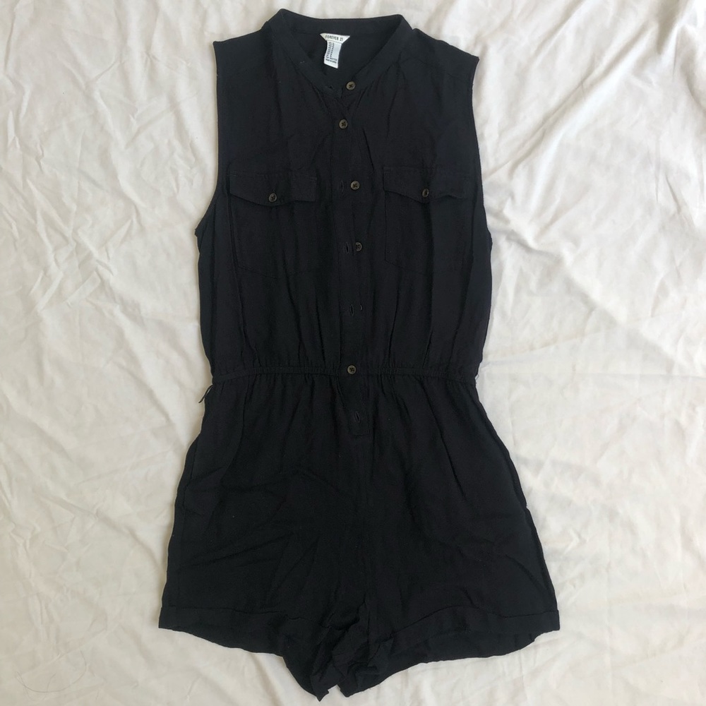 Forever 21 Black Romper